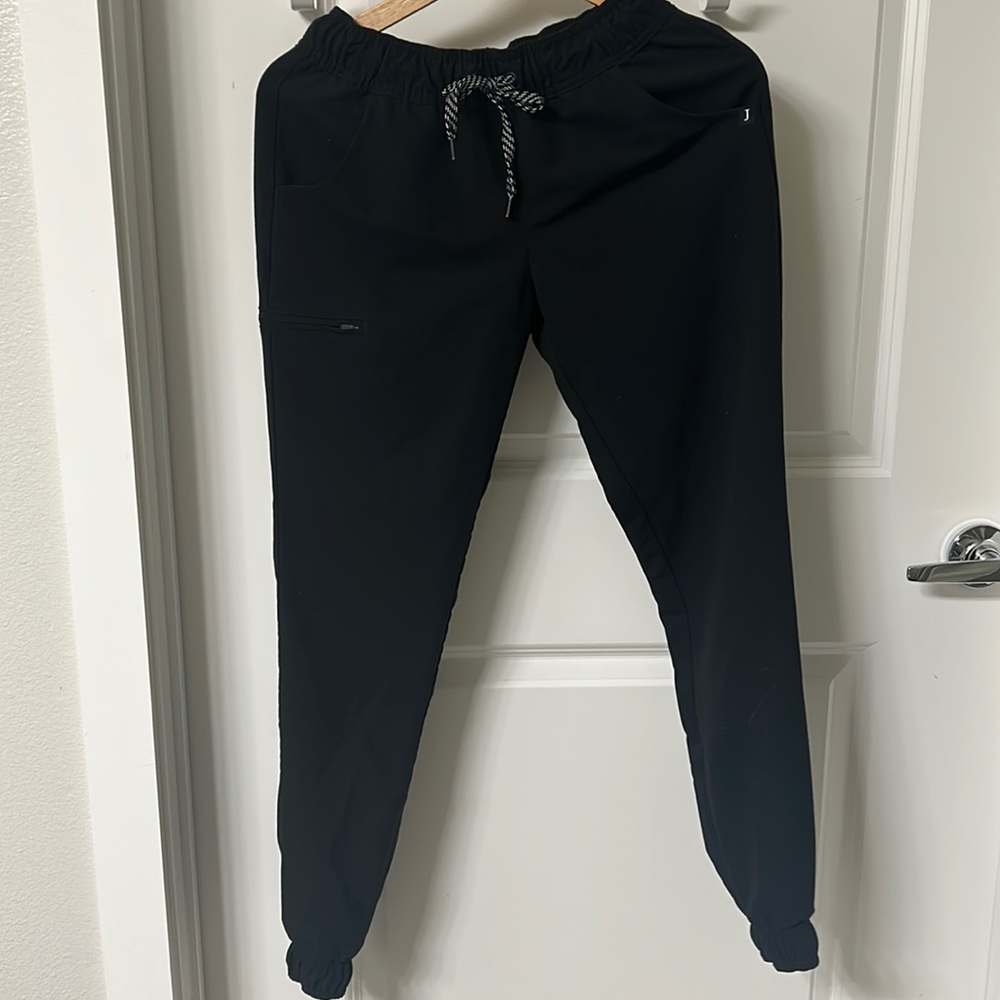 JAANUU 5-Pocket Skinny Scrub Jogger